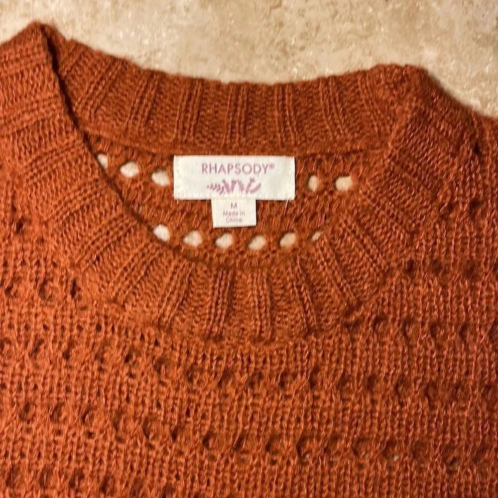 Burnt orange sweater - Picture 2 of 2